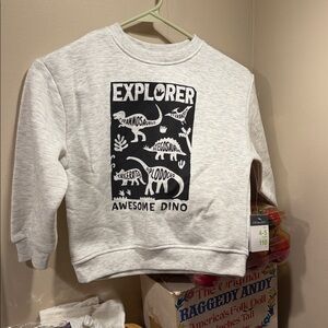 Primark Light Gray Kids Sweatshirt NWT LAST ONE LEFT